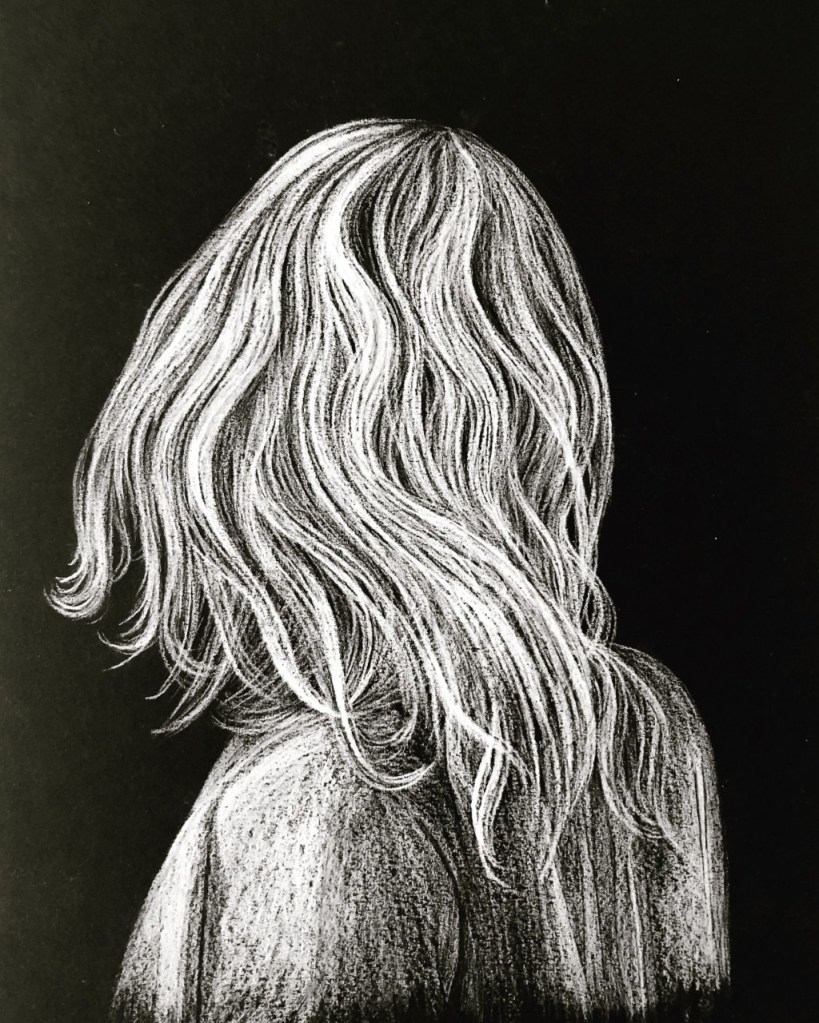 This series is called “Women in Obscurity” because a lot of women are not given the attention and respect they deserve. The drawings show how undererstimated and almost invisible a lot of women nowadays still are, their help and services taken for granted, their love and talent not appreciated the way it absolutely should be.