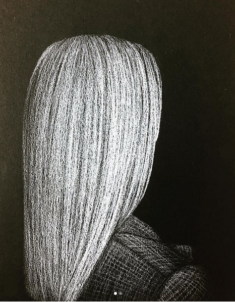 This series is called “Women in Obscurity” because a lot of women are not given the attention and respect they deserve. The drawings show how undererstimated and almost invisible a lot of women nowadays still are, their help and services taken for granted, their love and talent not appreciated the way it absolutely should be.